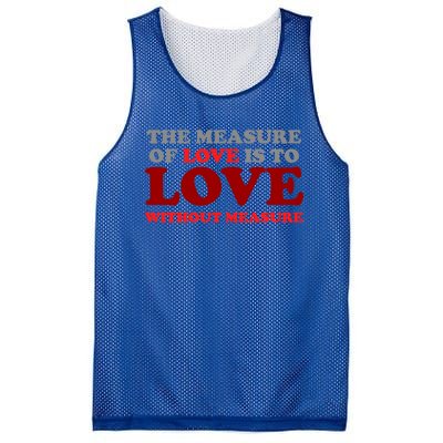 The Measure Of Love Without Measure Unconditional Gift Mesh Reversible Basketball Jersey Tank