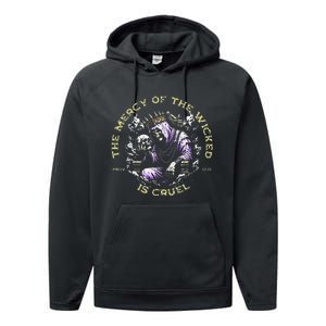 The Mercy Of The Wicked Is Cruel Performance Fleece Hoodie