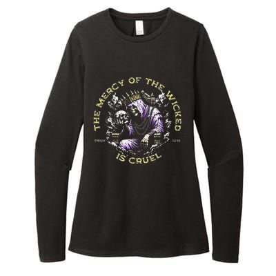 The Mercy Of The Wicked Is Cruel Womens CVC Long Sleeve Shirt