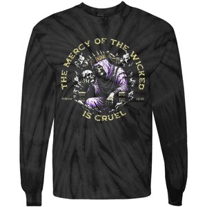 The Mercy Of The Wicked Is Cruel Tie-Dye Long Sleeve Shirt