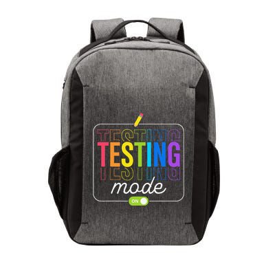 Testing Mode On Testing Day Teacher Vector Backpack