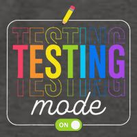 Testing Mode On Testing Day Teacher Vector Backpack