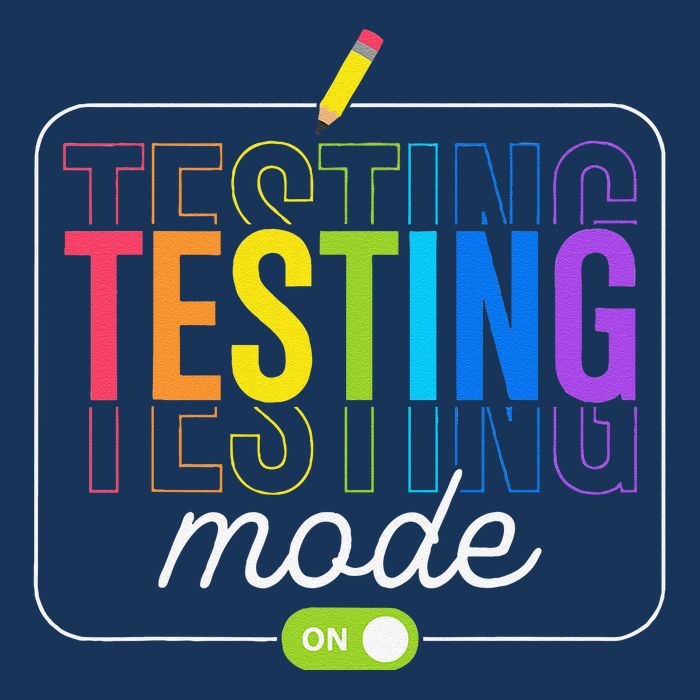 Testing Mode On Testing Day Teacher Poster