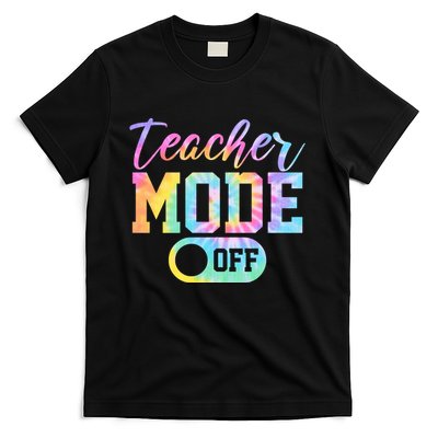 Teacher Mode Off Colorful Retro T-Shirt