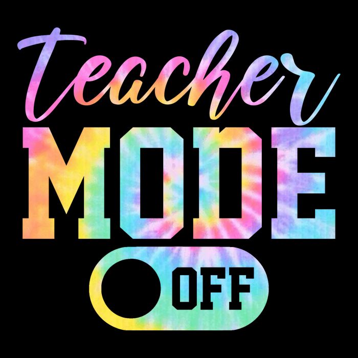 Teacher Mode Off Colorful Retro 16 in Basic Backpack