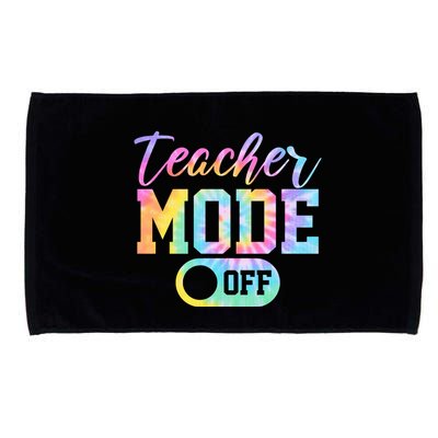 Teacher Mode Off Colorful Retro Microfiber Hand Towel