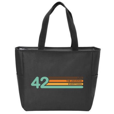 The Meaning Of Life 42 Zip Tote Bag