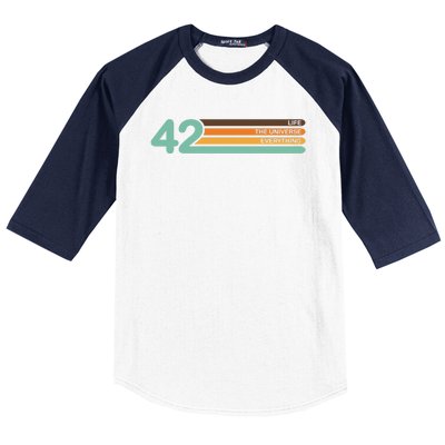 The Meaning Of Life 42 Baseball Sleeve Shirt