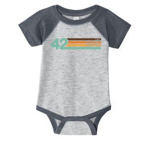 The Meaning Of Life 42 Infant Baby Jersey Bodysuit