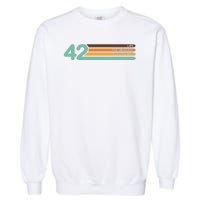 The Meaning Of Life 42 Garment-Dyed Sweatshirt