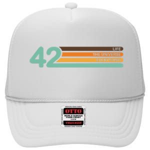 The Meaning Of Life 42 High Crown Mesh Back Trucker Hat