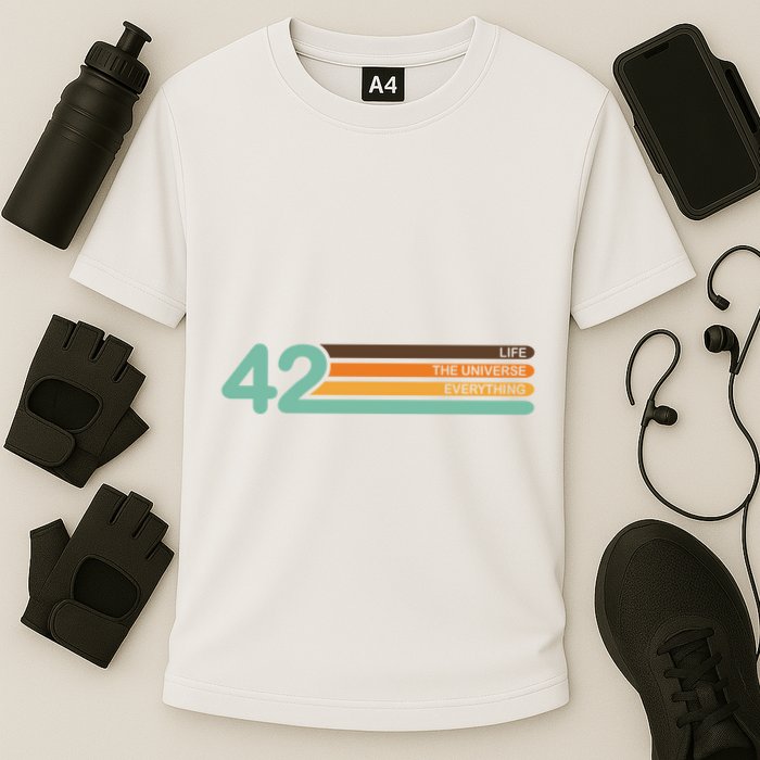 The Meaning Of Life 42 Performance Shirt