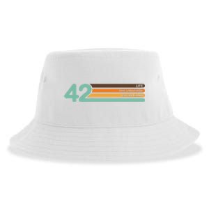 The Meaning Of Life 42 Sustainable Bucket Hat