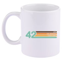 The Meaning Of Life 42 11oz C Handle Ceramic Mug