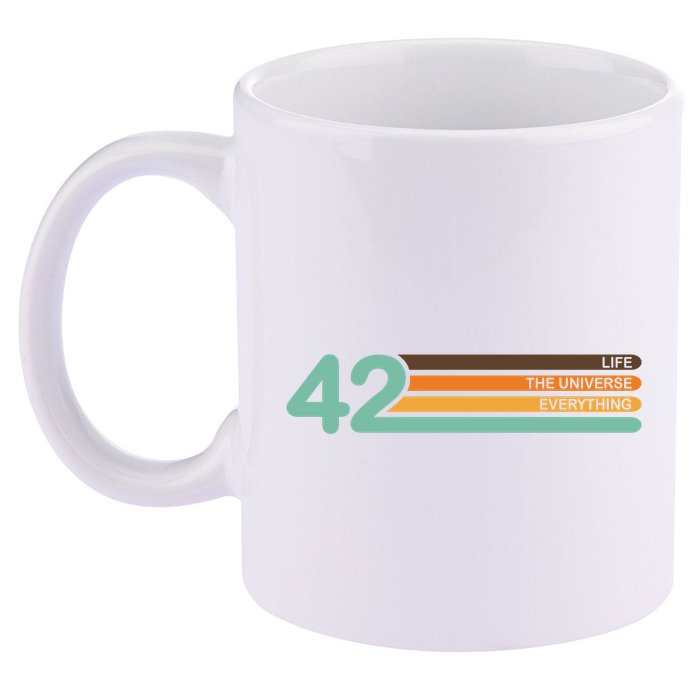 The Meaning Of Life 42 11oz C Handle Ceramic Mug