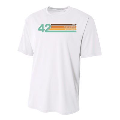 The Meaning Of Life 42 Performance Sprint T-Shirt