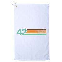 The Meaning Of Life 42 Golf Towel