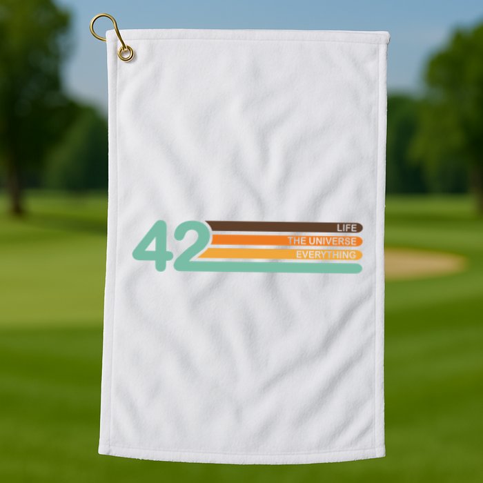 The Meaning Of Life 42 Golf Towel
