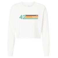 The Meaning Of Life 42 Cropped Pullover Crew