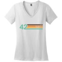 The Meaning Of Life 42 Women's V-Neck T-Shirt