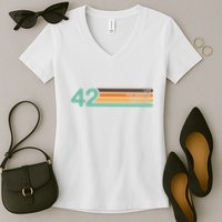 The Meaning Of Life 42 Women's V-Neck T-Shirt