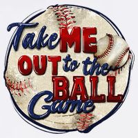 Take Me Out To The Ball Game Baseball Game Day Sport Cool Comfort Performance Bucket Hat
