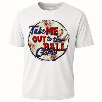 Take Me Out To The Ball Game Baseball Game Day Sport Performance Shirt