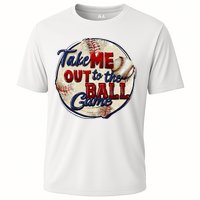 Take Me Out To The Ball Game Baseball Game Day Sport Cooling Performance Crew T-Shirt