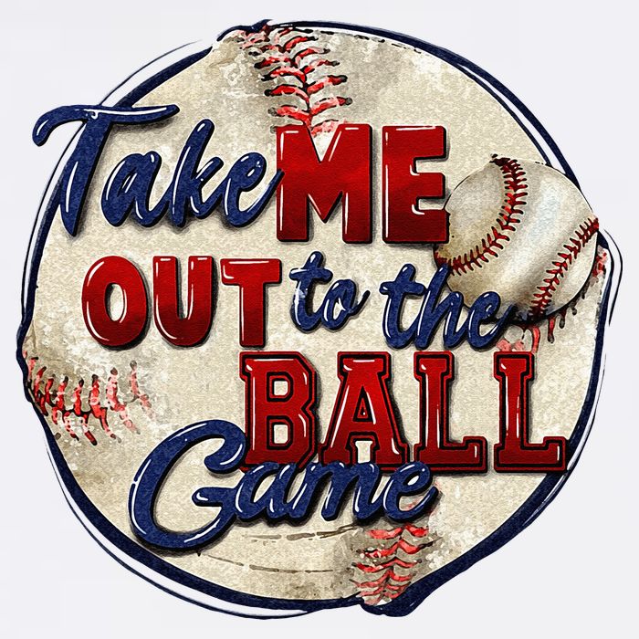 Take Me Out To The Ball Game Baseball Game Day Sport Cooling Performance Crew T-Shirt