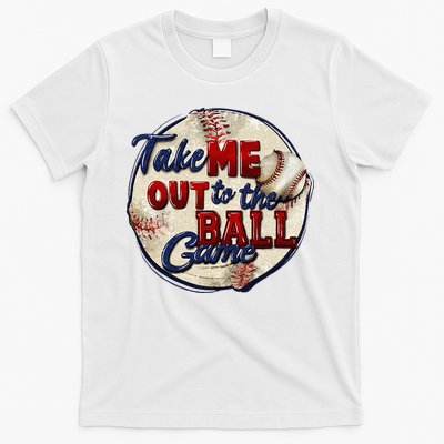 Take Me Out To The Ball Game Baseball Game Day Sport T-Shirt