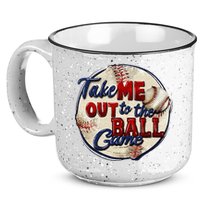 Take Me Out To The Ball Game Baseball Game Day Sport 15oz Campfire Ceramic Mug