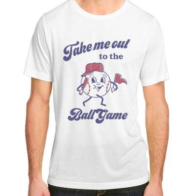 Take Me Out To The Ball Game Baseball Softball Adult ChromaSoft Performance T-Shirt