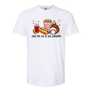 Take Me Out To The Ball Game Baseball Player Fans Lover Softstyle CVC T-Shirt