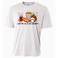 Take Me Out To The Ball Game Baseball Player Fans Lover Cooling Performance Crew T-Shirt