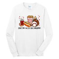 Take Me Out To The Ball Game Baseball Player Fans Lover Tall Long Sleeve T-Shirt