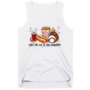 Take Me Out To The Ball Game Baseball Player Fans Lover Tank Top