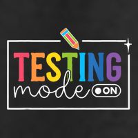Testing Mode on Testing Day Motivational Teacher Garment-Dyed Heavyweight T-Shirt