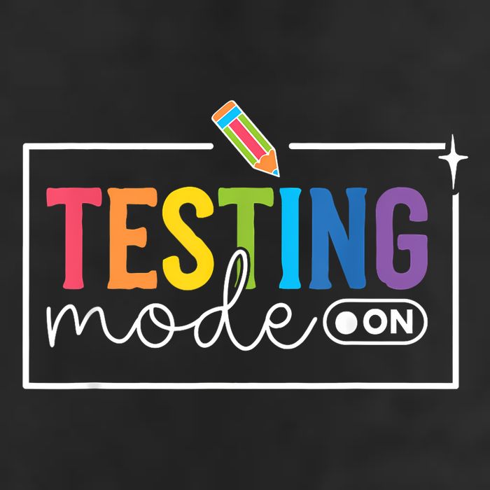 Testing Mode on Testing Day Motivational Teacher Garment-Dyed Heavyweight T-Shirt