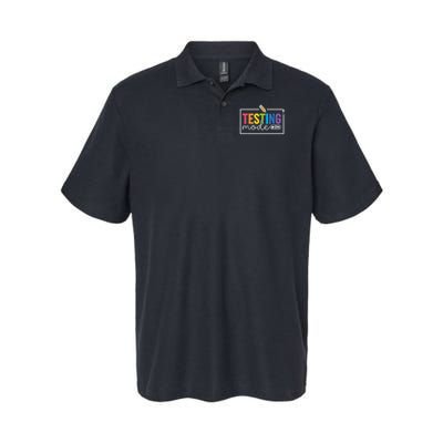 Testing Mode on Testing Day Motivational Teacher Polo