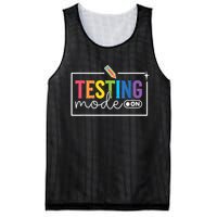 Testing Mode on Testing Day Motivational Teacher Mesh Reversible Basketball Jersey Tank