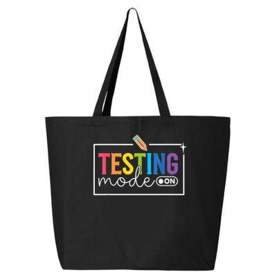Testing Mode on Testing Day Motivational Teacher 25L Jumbo Tote