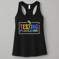 Testing Mode on Testing Day Motivational Teacher Womens Tank Top