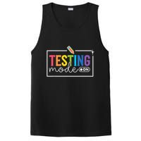 Testing Mode on Testing Day Motivational Teacher PosiCharge Competitor Tank