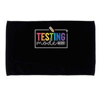 Testing Mode on Testing Day Motivational Teacher Microfiber Hand Towel