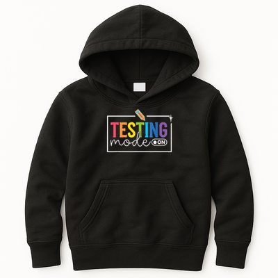 Testing Mode on Testing Day Motivational Teacher Kids Hoodie