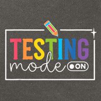 Testing Mode on Testing Day Motivational Teacher Cotton Canvas Backpack