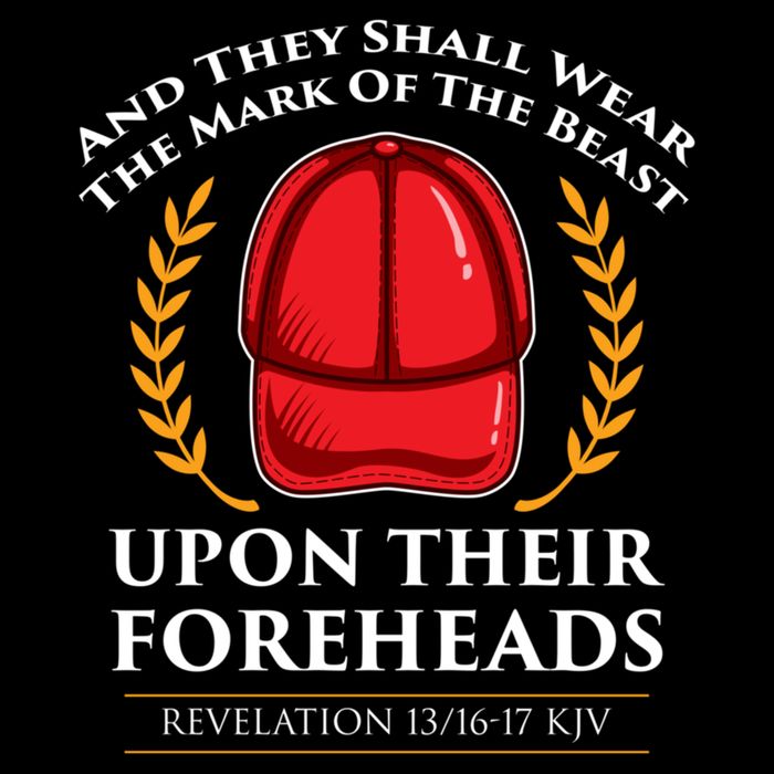 Trump Mark Of The Beast Anti Trump Bucket Hat