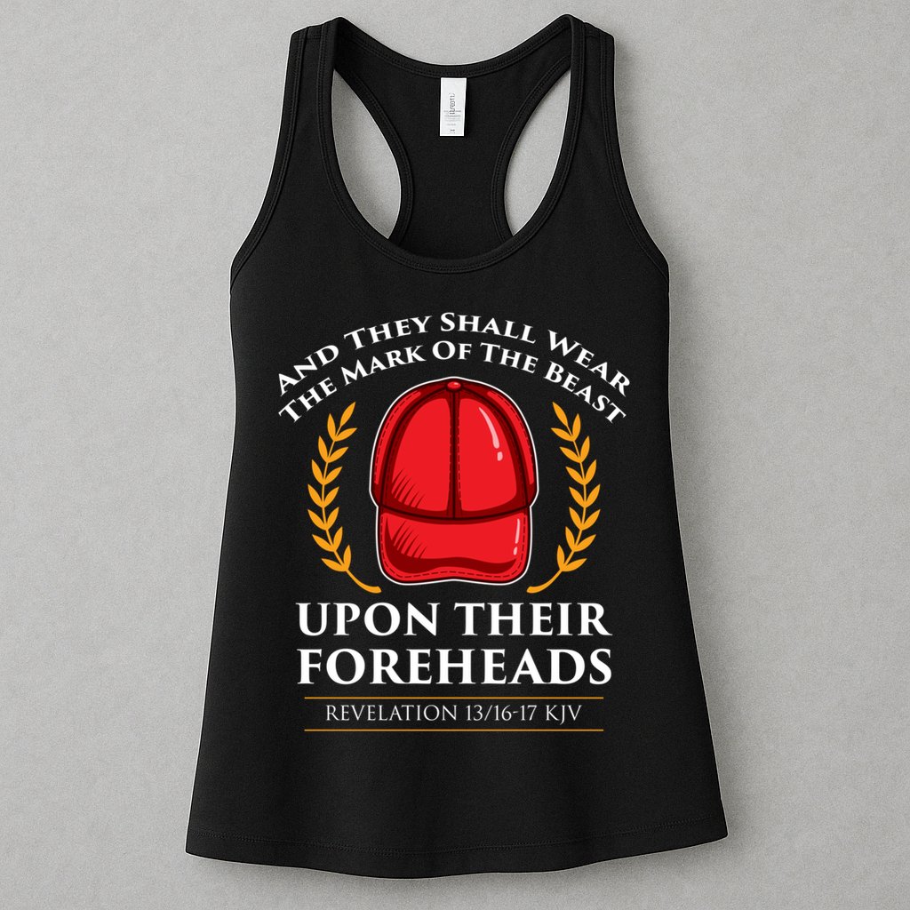 Trump Mark Of The Beast Anti Trump Womens Tank Top