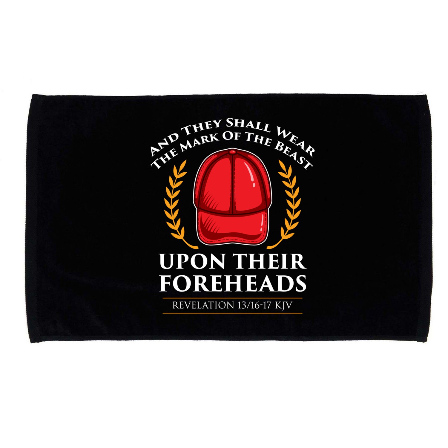 Trump Mark Of The Beast Anti Trump Microfiber Hand Towel