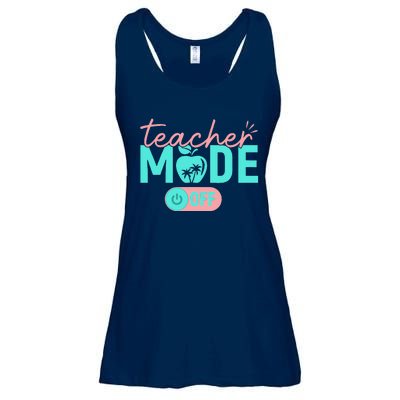 Teacher Mode Off Happy Last Day Of School Summer Break Funny Gift Ladies Essential Flowy Tank